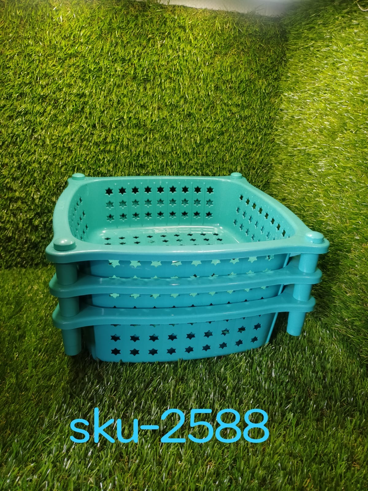 Basket-style storage trolley for kitchen Basket-style storage trolley for kitchen